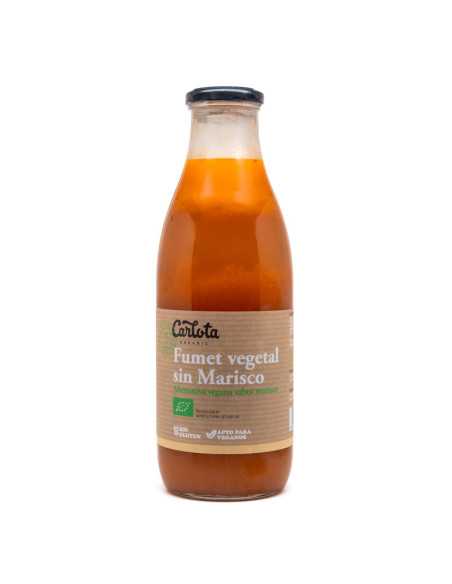 Fumet vegano sabor marisco 1 litro Carlota Organic Fumet vegano sabor marisco 1 litro Carlota Organic